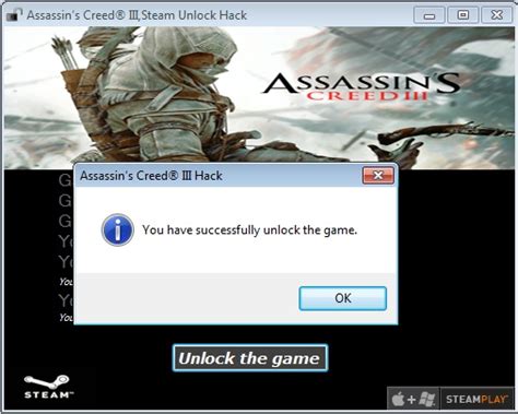 Assassin's Creed 3 steam unlocked